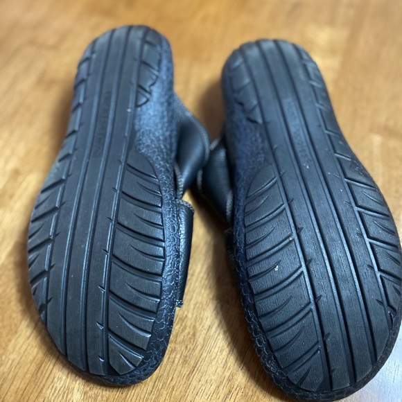 Men HUSH PUPPIES BLACK LEATHER MULE SLIDE ON SANDALS 8.5 main image 4